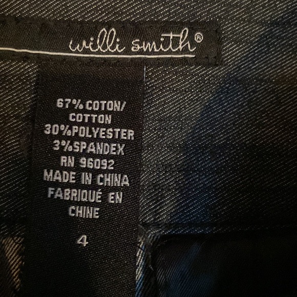 Willi Smith black wash jeans. 4 Gorgeous black denim. - Picture 3 of 5